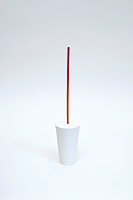 Cup and Straw (red), 2004